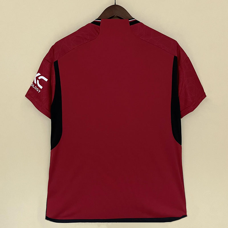 Manchester United F.C. 2023-24 Tricou Acasă Spate