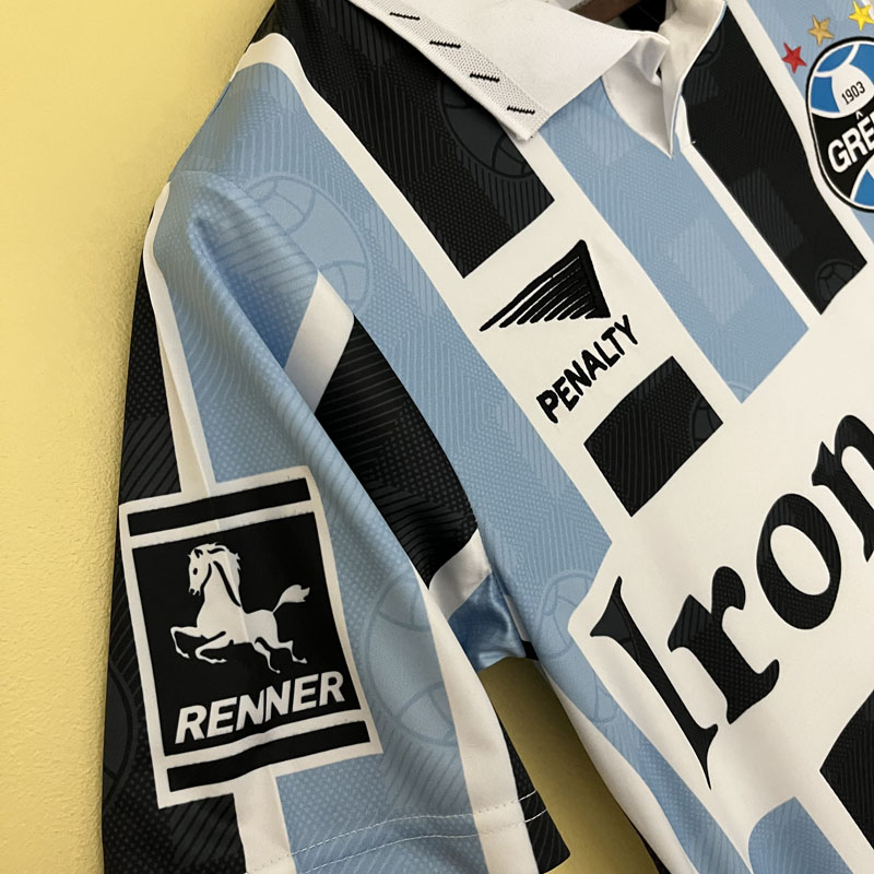 Personalizare gratuită Epocă Gremio 97 98 Tricou Acasa