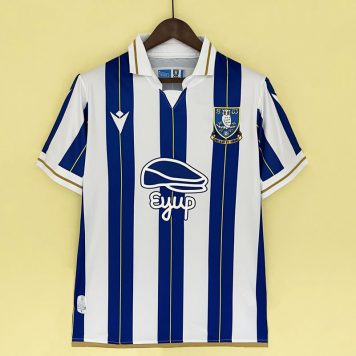 Sheffield Wednesday 23-24 Tricou Acasa Kit Albastru alb Tricou fotbal 1