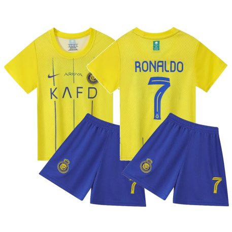 2023-24 Al Nassr Tricou Acasa Ronaldo #7 Pentru Copii