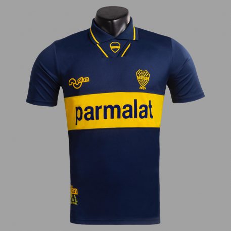 9395 Boca Juniors Tricou Acasa Tricou Fotbal Vintage