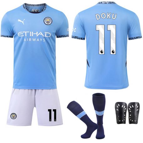 Cumpara 2024 25 Manchester City Tricou Acasa DOKU 11 Printing