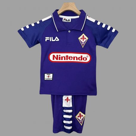 Cumpara 98 99 Fiorentina Acasa Tricou Fotbal Vintage Pentru Copii