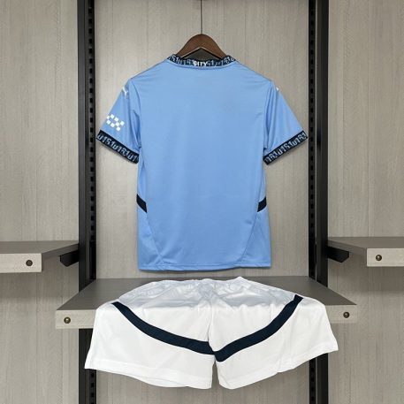 Set of tricou pentru fotbal acasă pentru copii Manchester City 24-25
