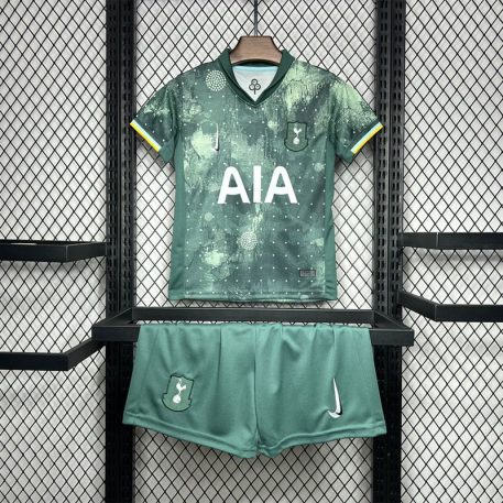 Tricou și pantaloni copii Tottenham Hotspur treilea 2024/25